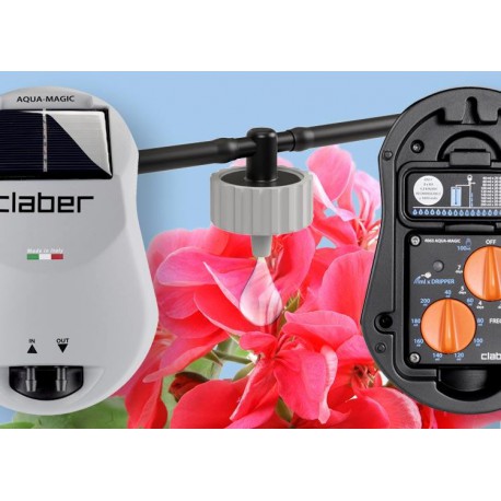 Claber - Claber Aqua Magic System per l'irrigazione di vasi e fioriere -  FAREGIARDINI